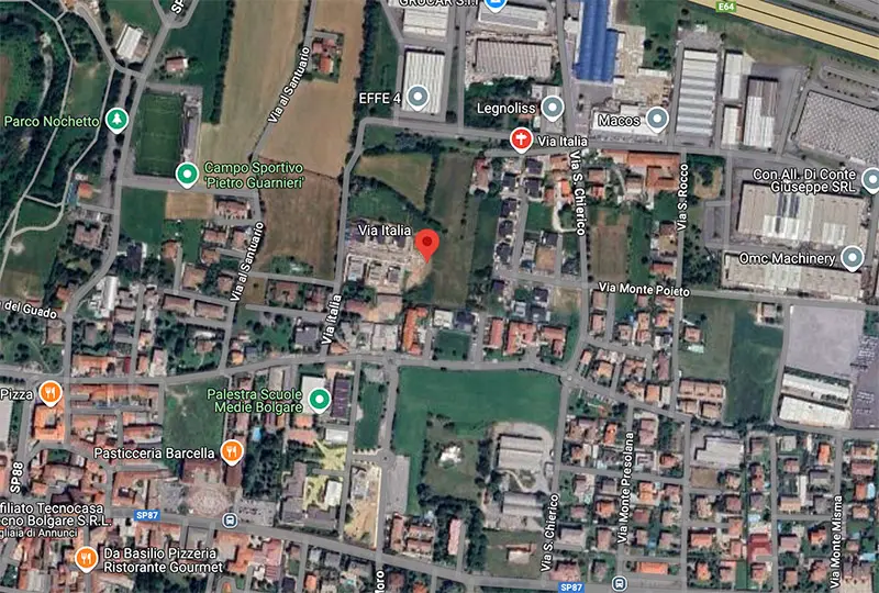 Mappa di Residenze via Vasil Levsky - villetta 6, Via Vasil Levsky, Bolgare (BG)