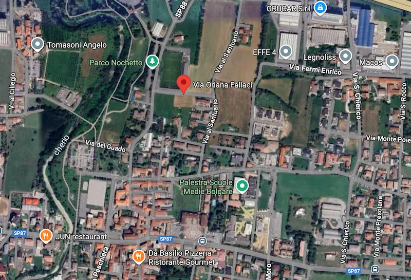 Mappa di Villa C/ FALLACI, Via Oriana Fallaci, Bolgare (BG)