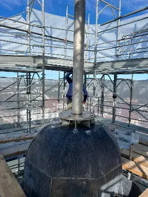 Consolidamento Campanile Treviolo - Bergamo - Campanile restaurato