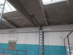 Rinforzi sismici bocciodromo - Concesio - Installazione rinforzi strutturali