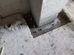 Rinforzi sismici bocciodromo - Concesio - Intervento su strutture portanti