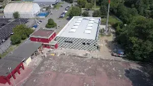 Rinforzi sismici bocciodromo - Concesio - Edificio messo in sicurezza