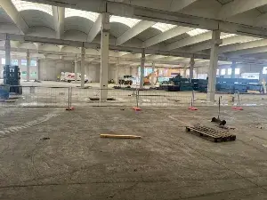 Ristrutturazione Capannone Chiuduno - Bergamo - Lavori di ristrutturazione in corso