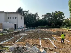 Costruzione Asilo nido - Scanzorosciate - Fondamenta struttura educativa