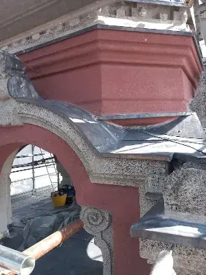 Consolidamento e ristrutturazione campanile - Alme - Bergamo - Lavori di finitura e restauro