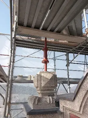 Consolidamento e ristrutturazione campanile - Alme - Bergamo - Completamento opere strutturali