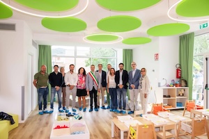 Inaugurazione asilo nido di Scanzorosciate, Bergamo