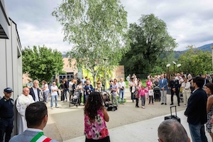 Inaugurazione asilo nido di Scanzorosciate, Bergamo