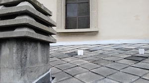 Avanzamento dei lavori di restauro esterno della chiesa parrocchiale di Mezzoldo