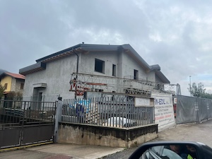 Villette bifamiliari a Entratico, vista generale del complesso residenziale