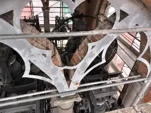 Consolidamento campanile Comun Nuovo - Bergamo - Dettagli restauro architettonico