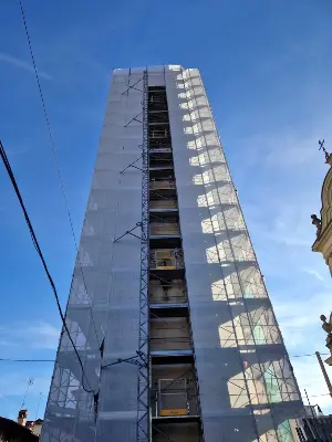 Consolidamento campanile Comun Nuovo - Bergamo - Ristrutturazione campanile storico