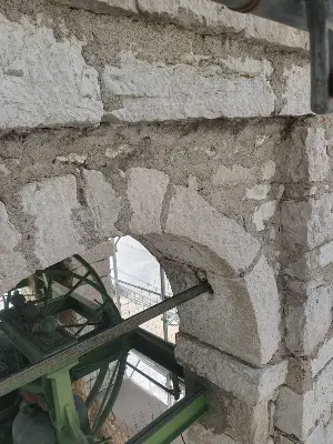 Consolidamento chiesa Vigano - Bergamo - Dettagli intervento di restauro