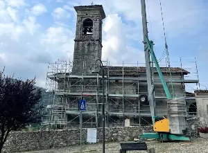 Consolidamento chiesa Vigano - Bergamo - Lavori edili di recupero